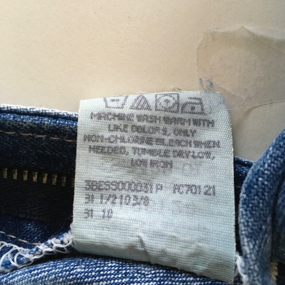 VTG Lee Dungarees Carpenter Shorts Sz 30 Retro Stone Blue Denim Made In USA NWT - Picture 13 of 16